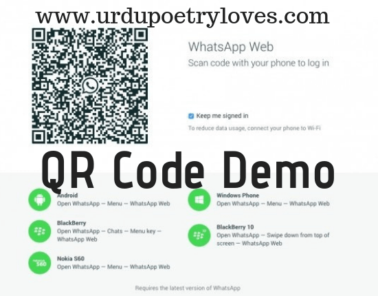 QR Whatsapp Code Demo Image